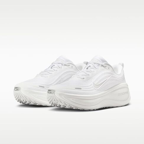 Nike Vomero Plus Men's Road Running Shoes (White/Photon Dust/Metallic Silver/Summit White) in Saudi Arabia