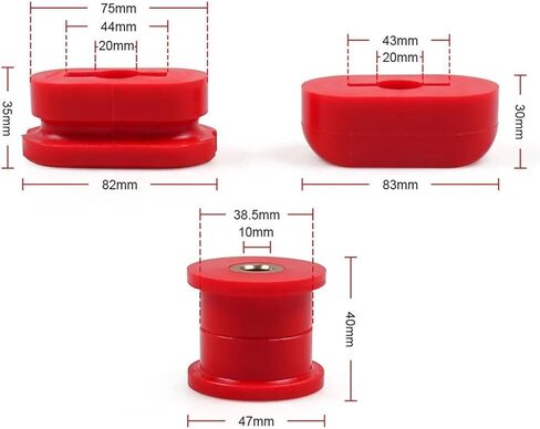 Lower Dogbone Engine Mount Bushing Kit Insert Fit For VW Fit For Golf MK4 R32 99-06 Fit For Audi A3 S3 TT Fit For Seat Leno Toledo Fit For Skoda Fit Fit Octavia auto parts in Kuwait