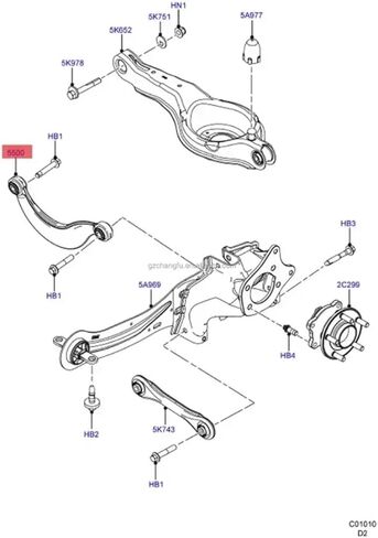 BV615500APB AV615500AC 1683463 1686184 Adjustable Rear Upper Camber Control Arm Suspension Fit For Ford Focus auto parts in Kuwait