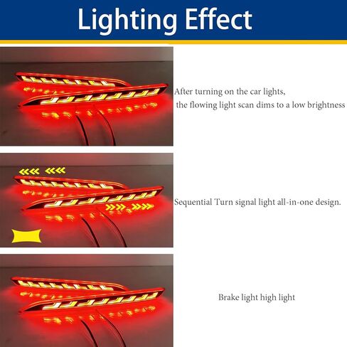 LED المصد الخلفي ضوء مصباح الضباب الخلفي إشارة الفرامل ل 2015 2016 2017 هيونداي سوناتا الذيل ضوء in Kuwait