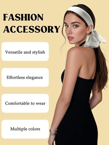 Scarf for Women Girls, Soft Neck Scarf Chiffon Womens Scarves Solid Color Neckerchiefs for Travel Daily Party Work in Saudi Arabia