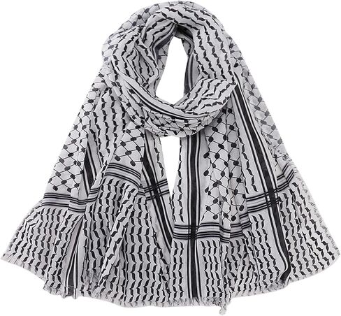 Women Printed Keffiyeh Arab Muslim Hijab Islamic Long Scarf Palestine Dubai Turkey Shawl Head Wrap in Saudi Arabia