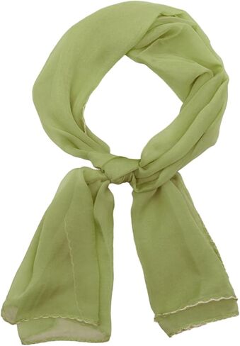 Scarf for Women Girls, Soft Neck Scarf Chiffon Womens Scarves Solid Color Neckerchiefs for Travel Daily Party Work in Saudi Arabia