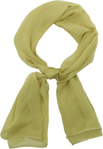 Scarf for Women Girls, Soft Neck Scarf Chiffon Womens Scarves Solid Color Neckerchiefs for Travel Daily Party Work in Saudi Arabia