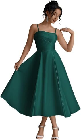 Ruched Bust Wedding Dresses for Bride, Satin Prom Dress for Women, Women's Formal Dress for Wedding Party in Saudi Arabia