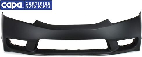 Evan Fischer Bumper Cover Compatible with 2009-2011 Honda Civic, Front, Primed, Sedan CAPA Certified in Saudi Arabia
