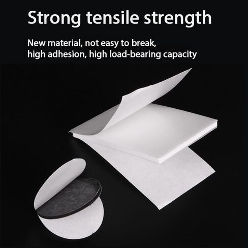 Double Sided Foam Tape Strong Pad Mounting,Black Self-Adhesive Tape Include Square Round and Rectangular(60Pcs) in Saudi Arabia