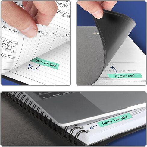 AT-A-GLANCE Planner 2026-2027 Weekly Academic 14-Month July-August, Quarter-Hourly Appointment Book, 8-1/4" x 11", Black (7095705) in Saudi Arabia