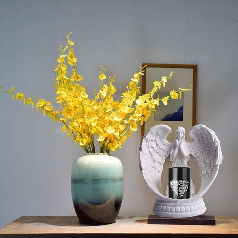 Small Urns for Human Ashes Guardian Angel Wings Heart Mini Cremation Urn for Ashes Adult Memorial Ashes Keepsake Urn for Female Male,Wings in Saudi Arabia