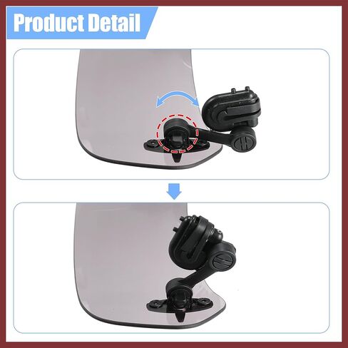 28.5cm Motorcycle Windshield Motorcycle Wind Deflector Grey Lens Adjustable Clip Windshield Extension Universal Fit for Most Motorcycle Scooter Replace Parts in Saudi Arabia