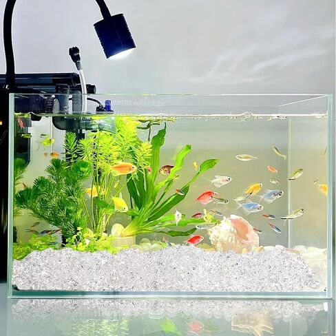 مكعبات ثلج وهمية، 700 قطعة من الصخور الشفافة للمزهريات، ألماسات بلاستيكية مقاس 11 * 14 مم، حشوات مزهرية مكعبات ثلج بلاستيكية للقطع المركزية in Kuwait