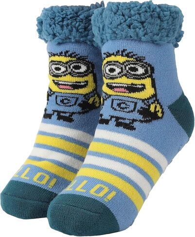 Bioworld Minions Waving Minion With Bello Women's Cozy Socks in Saudi Arabia