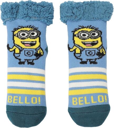 Bioworld Minions Waving Minion With Bello Women's Cozy Socks in Saudi Arabia