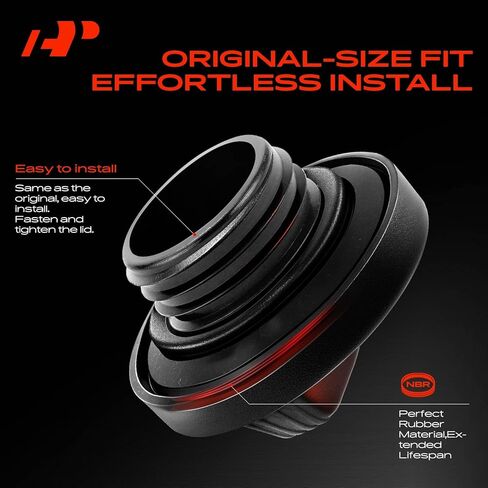 A-Premium Engine Oil Filler Cap Oil Cap Compatible with Ford Explorer, Fusion, Mustang, Taurus, Expedition, Crown Victoria & Land Rover Range Rover & Mazda 6, CX-9 & Lincoln MKZ, MKX, MKS, Navigator in Saudi Arabia