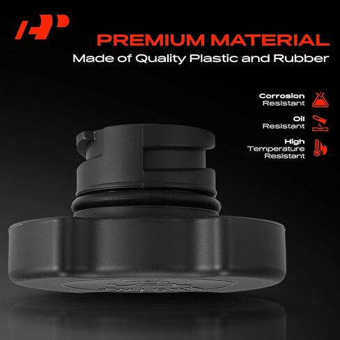 A-Premium Engine Oil Filler Cap Oil Cap Compatible with Ford Explorer, Fusion, Mustang, Taurus, Expedition, Crown Victoria & Land Rover Range Rover & Mazda 6, CX-9 & Lincoln MKZ, MKX, MKS, Navigator in Saudi Arabia