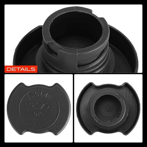 A-Premium Engine Oil Filler Cap Oil Cap Compatible with Ford Explorer, Fusion, Mustang, Taurus, Expedition, Crown Victoria & Land Rover Range Rover & Mazda 6, CX-9 & Lincoln MKZ, MKX, MKS, Navigator in Saudi Arabia