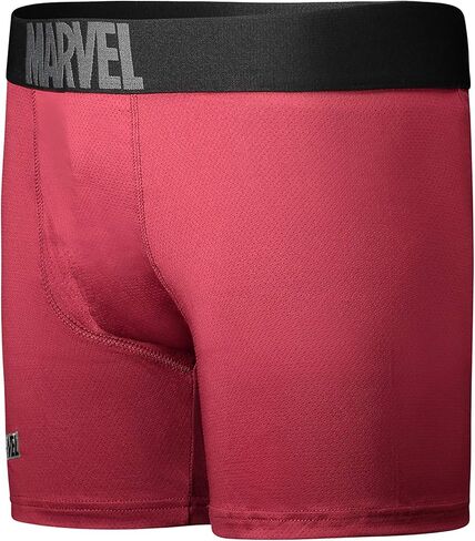 One Step Up Deadpool Performance Mesh Underwear Boxer Briefs 3-Pair Pack (Medium) Black in Saudi Arabia