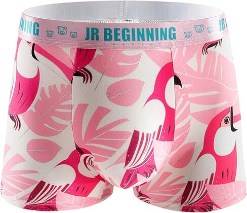 Men's Boxer Briefs Funny Print Anti-Chafing Breathable Sports and Sleep Mens Underwear Boxers in Saudi Arabia