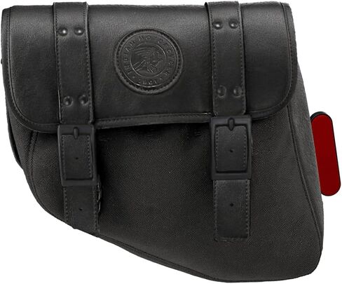 Indian Motorcycle Left-Hand Bobber Saddlebag, for Specific Models, Black Polyester, Mounting Hardware and Reflector - Part 2890283-VBA in Saudi Arabia