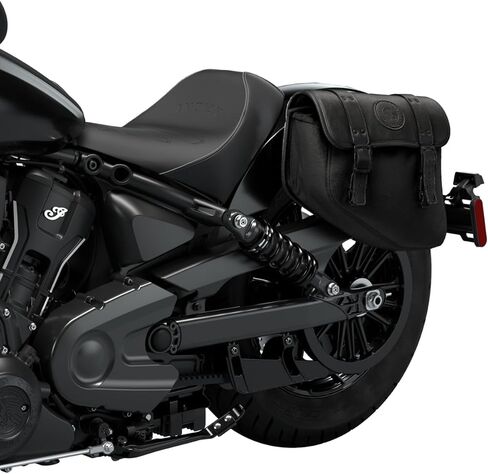 Indian Motorcycle Left-Hand Bobber Saddlebag, for Specific Models, Black Polyester, Mounting Hardware and Reflector - Part 2890283-VBA in Saudi Arabia
