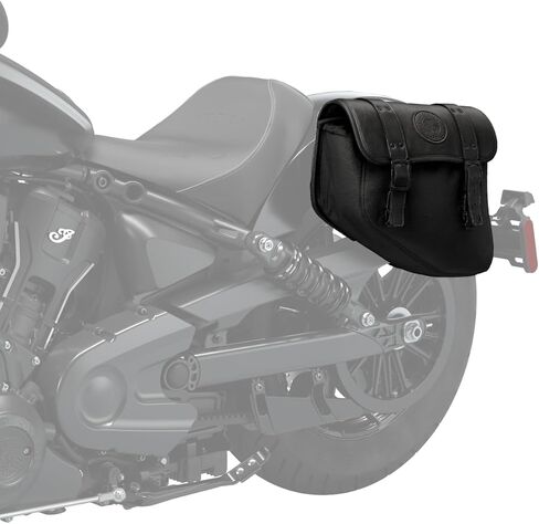 Indian Motorcycle Left-Hand Bobber Saddlebag, for Specific Models, Black Polyester, Mounting Hardware and Reflector - Part 2890283-VBA in Saudi Arabia