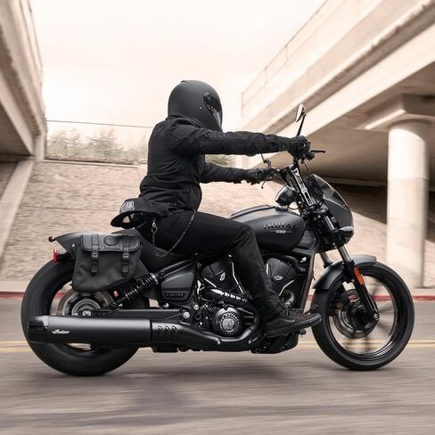 Indian Motorcycle Left-Hand Bobber Saddlebag, for Specific Models, Black Polyester, Mounting Hardware and Reflector - Part 2890283-VBA in Saudi Arabia