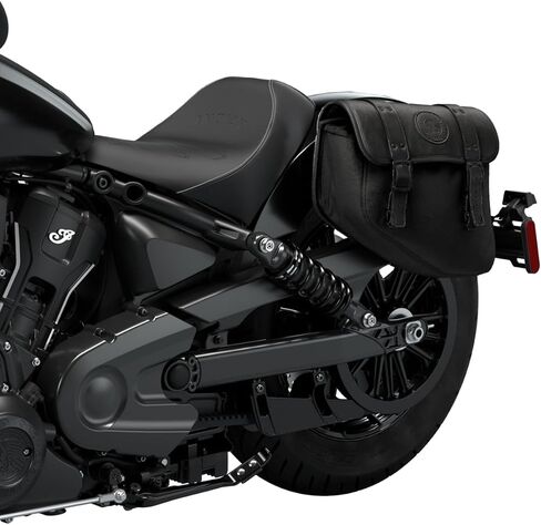 Indian Motorcycle Left-Hand Bobber Saddlebag, for Specific Models, Black Polyester, Mounting Hardware and Reflector - Part 2890283-VBA in Saudi Arabia