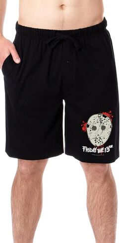شورت بيجامة فرايداي ذا 13 للرجال من فيلم جيسون ماسك رعب النوم in Kuwait