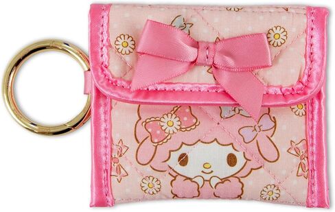 Sonix Quilted Earbud Pouch | Premium Cotton Bag Charm for AirPods, Keychain Storage Case Cover with Carabiner Ring | Red Monchhichi in Saudi Arabia