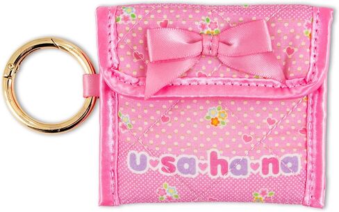 Sonix Quilted Earbud Pouch | Premium Cotton Bag Charm for AirPods, Keychain Storage Case Cover with Carabiner Ring | Red Monchhichi in Saudi Arabia