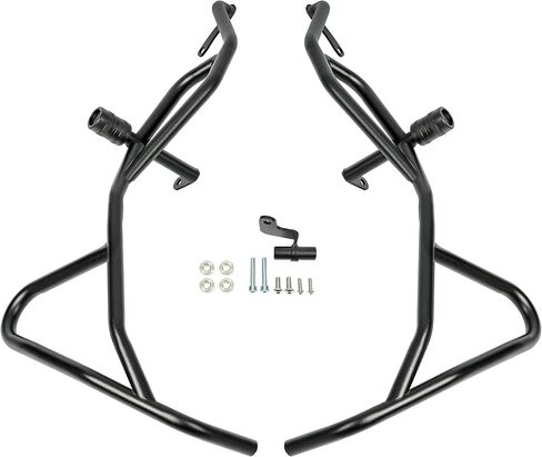 HECASA Highway Crash Bars Engine Guard Compatible with 2017-2024 BMW G310GS G310 GS G310R Motorcycle 2017 2018 2019 2020 2021 2022 2023 2024 Frame Protection Protector Upper & Lower in Saudi Arabia