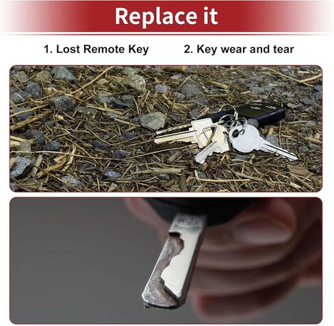 ACROPIX M3N32297100 Keyless Entry Remote Key Fob Kit DIY Tool Replacement Car Key Kit 5 Button for Dodge Dart 2013-2016 in Kuwait