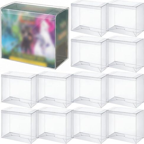 200 Pcs Pop Protector Case Clear Pop Display Case Compatible with 4" Inch Pop Vinyl Figures Heavy Duty Display Box with Protective Film Locking Tab in Saudi Arabia