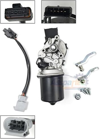 288006475R Front Windshield Wiper Motor 5 Pins 12V Compatible with Dacia Sandero Logan VW Transporter Replacement in Kuwait