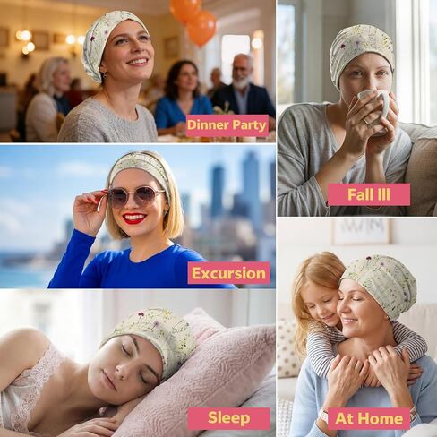 Chemo Cap Slouchy Beanie Cancer Headwear Hats Stretch Soft for Men Women Girls Aesthetic Cute in Saudi Arabia