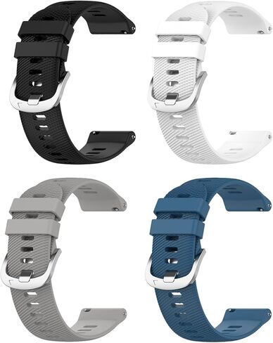 4 Pack Silicone Bands Compatible With COROS Pace 3/4,COROS Pace Pro/Apex 2 PRO/Apex PRO/Apex 4 42mm,Sports Beathable Silicone Replacement Watch Strap for Men Women in Saudi Arabia