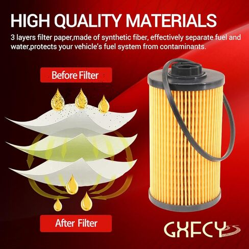 8982402790 فلتر الوقود يستبدل WF10109 PF46056 5200017728 متوافق مع محركات Isuzu 4LE2T 4LE2X (عبوة من 6) in Saudi Arabia