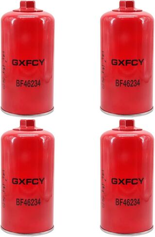 BF46234 Spin On Fuel Filter Replace 8982394640 8982394641 8982394642 8983129180 Compatible with Isuzu 6HK1 6WG1 Engine(Pack of 4) in Saudi Arabia