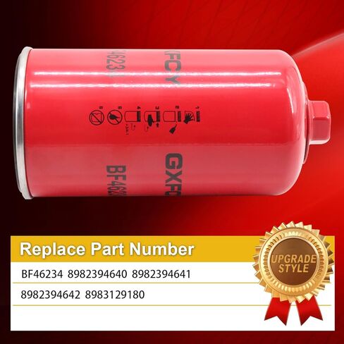 BF46234 Spin On Fuel Filter Replace 8982394640 8982394641 8982394642 8983129180 Compatible with Isuzu 6HK1 6WG1 Engine(Pack of 4) in Saudi Arabia