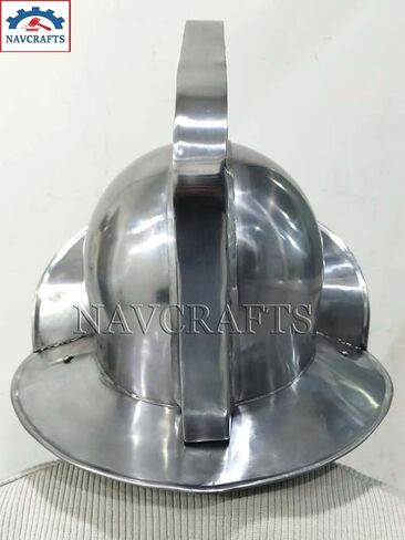 Thracian Gladiator Helmet 18 Gauge Steel Gladiator Murmillo Helmet, Wearable SCA Medieval Helmets for Cosplay & Reenactment Polished Medusa Helmets Combat Armor Halloween Costume in Saudi Arabia