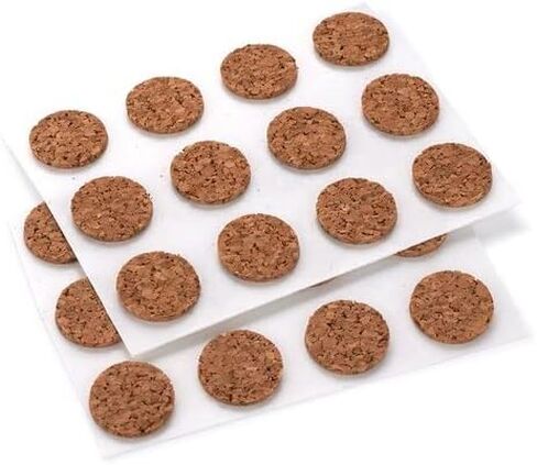 Self-Adhesive Cork Dots, Natural, 1" Dia (24) in Saudi Arabia