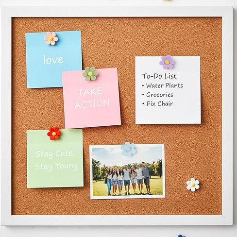 50 Pcs Flower Push Pins, Colorful Cute Thumb Tack, The Flower Thumb Tacks for Floret Wall ThumbTacks for Bulletin Board Office Hanging Photo Poster Feature Wall in Saudi Arabia