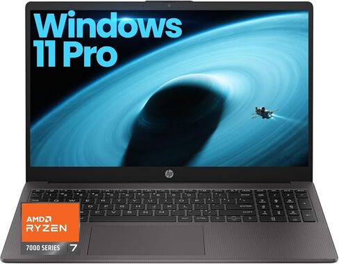 HP 255 G10 Business and Study Laptop 2026 Updated, 15.6" FHD, AMD Ryzen 7 7730U (16GB RAM | 512GB SSD), Numeric Keypad, Webcam, Windows 11 Pro+ Copilot AI with Patented Laptop KB Kit in Saudi Arabia