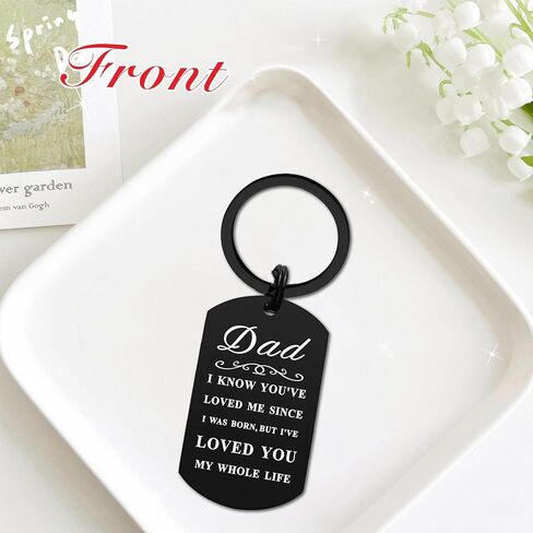 Jzxwan Dad Gifts Keychain - Happy Birthday Dad Gifts for Men, Drive Safe I Love You Daddy Keychain, Thank You Daddy Key Chain from Daughter Son in Saudi Arabia