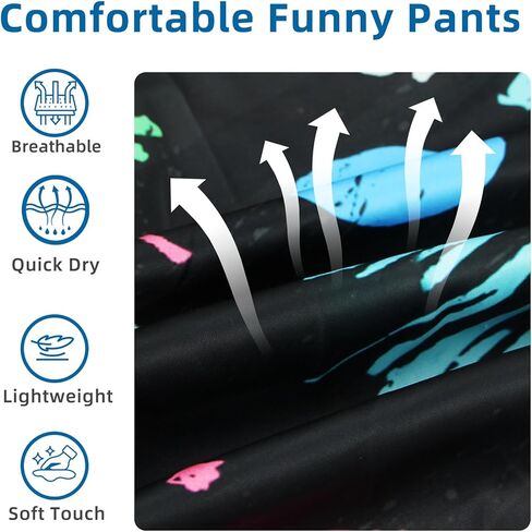 بنطلون رياضي رجالي 80s 90s Retro Joggers بنطلون رياضي مضحك مع جيوب للرجال والنساء باللون الأسود in Kuwait