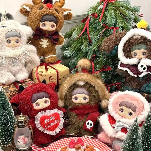 شخصيات MayMei Blind Box قطيفة، صندوق MayMei Winter Weirdness Series القطيفة، Mystery MayMei Plush، صندوق أعمى لطيف قابل للتجميع قلادة قطيفة للهدايا، صندوق واحد (1 من 7 أنماط محتملة) in Kuwait