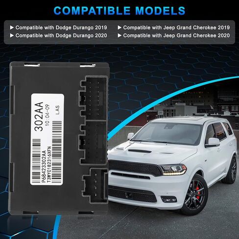 وحدة التحكم في علبة النقل متوافقة مع 2019-2020 Jeep Grand Cherokee Dodge Durango، ناقل حركة أوتوماتيكي 8 سرعات، يستبدل OE# 68423302AA P68423302AA in Kuwait