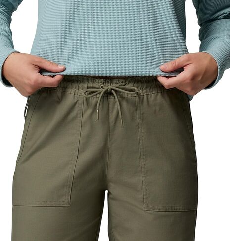 Columbia Women's ROC Ripstop Jogger, Stone Green, Small in Saudi Arabia