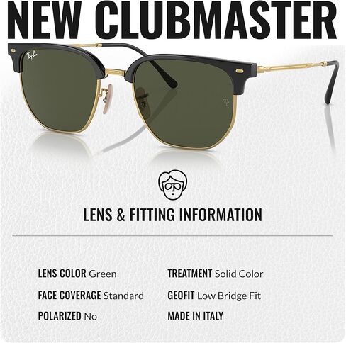 نظارات شمسية راي بان RB4416F مربعة الشكل للرجال والنساء مع مجموعة نظارات RAYBAN الرسمية in Saudi Arabia