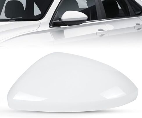 DERI Passenger Side Mirror Cap Compatible with Volkswagen Jetta 2019 2020 2021 2022 2023 2024 2025, Right Side Mirror Cover fit for VW Jetta US Version Without Turn Signals, Glossy Black in Saudi Arabia